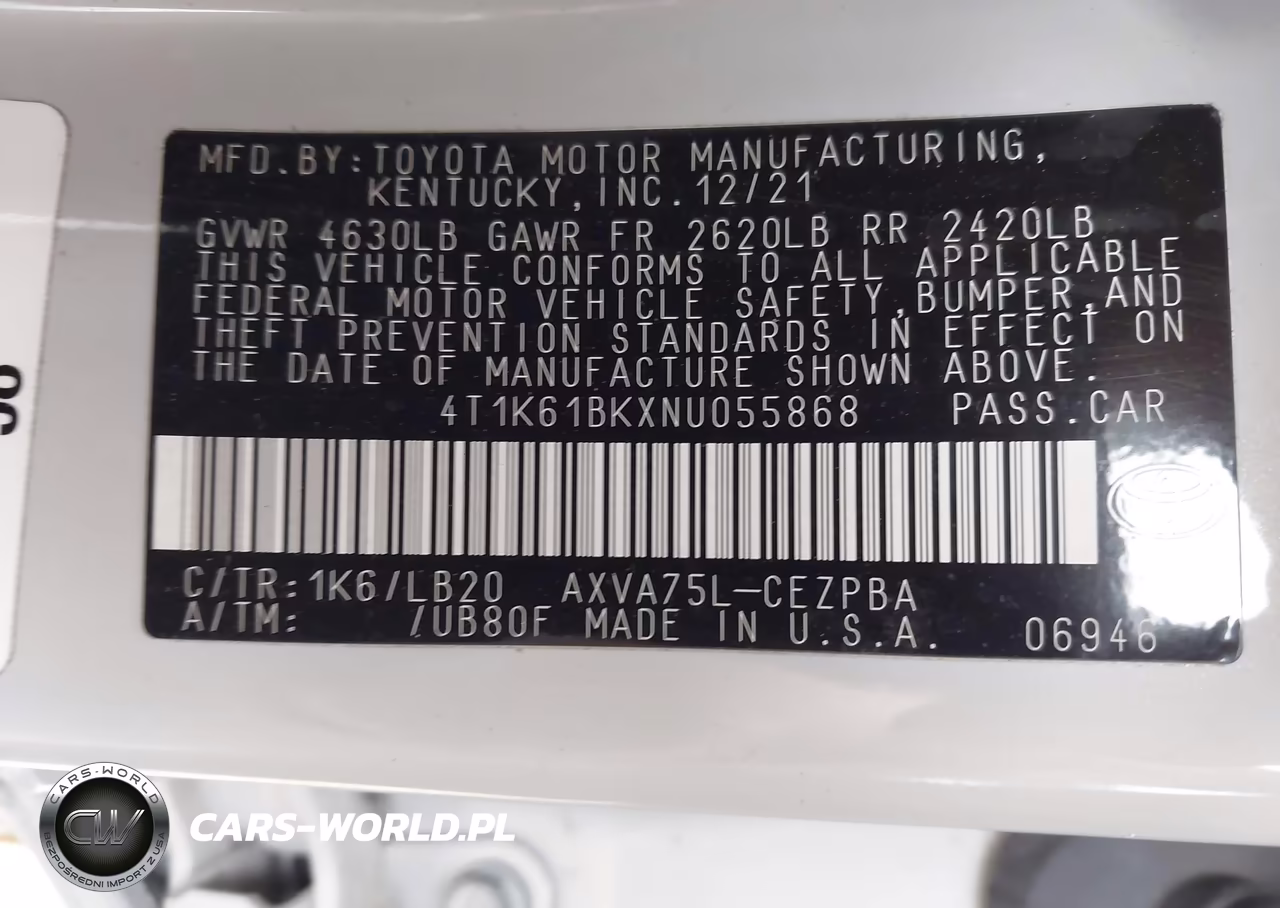 2022 Toyota Camry Xse Awd VIN:4T1K61BKXN4055868 - 9