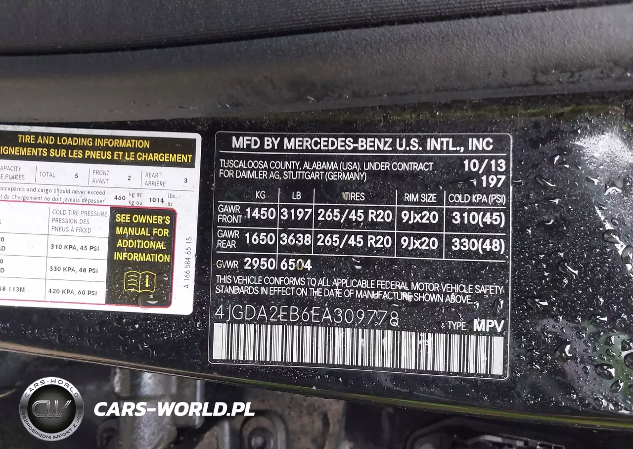 2014 Mercedes-Benz Ml 350 Bluetec 4Matic VIN:4JGDA2EB6EA309778 - 9