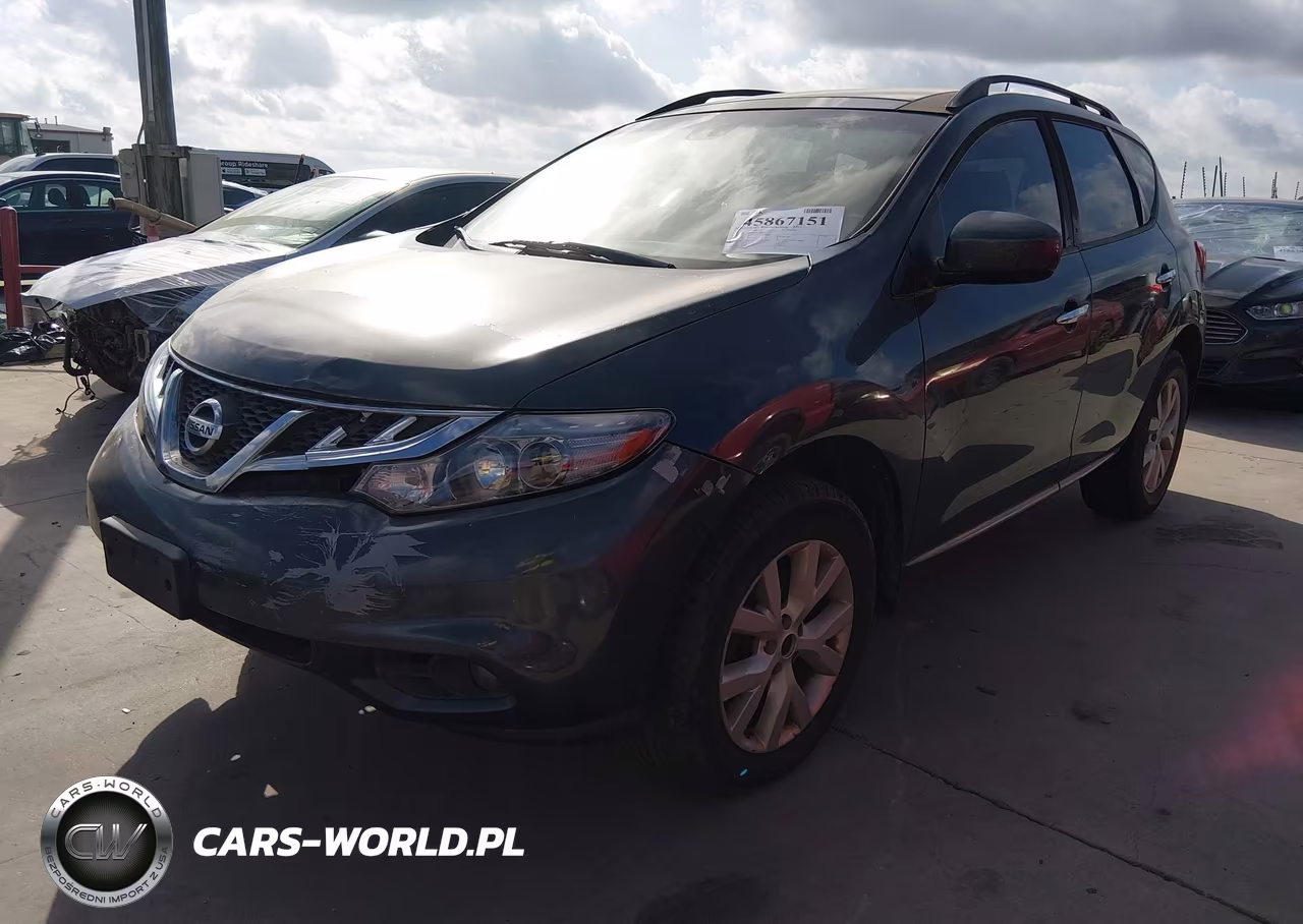 2011 Nissan Murano Sl VIN:JN8AZ1MW3BW169268 - 2