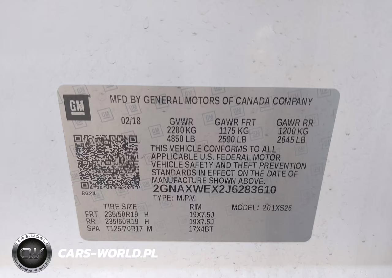 2018 Chevrolet Equinox Premier VIN:2GNAXWEX2J6283610 - 9