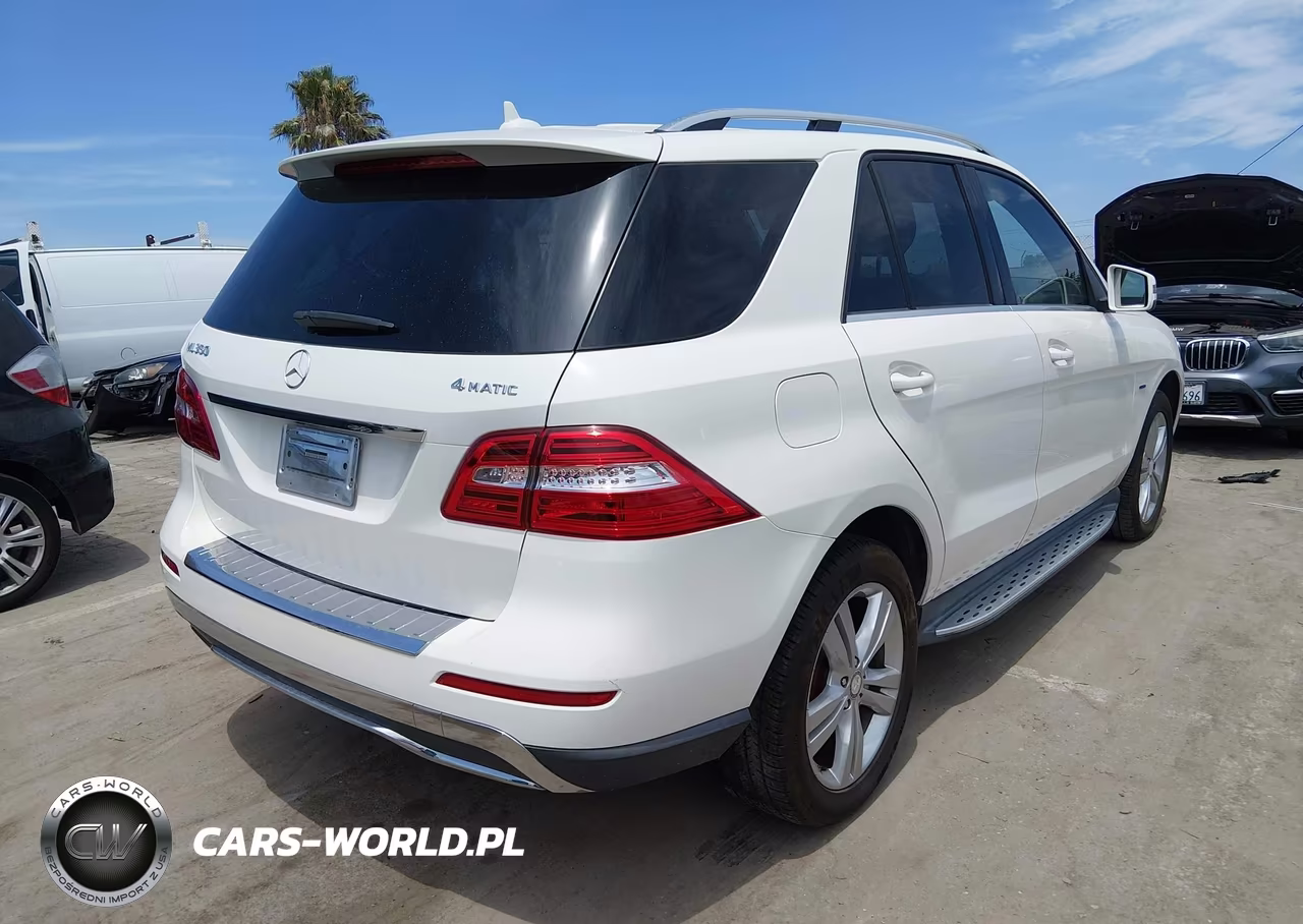 2012 Mercedes-Benz Ml 350 4Matic VIN:4JGDA5HB0CA017604 - 4
