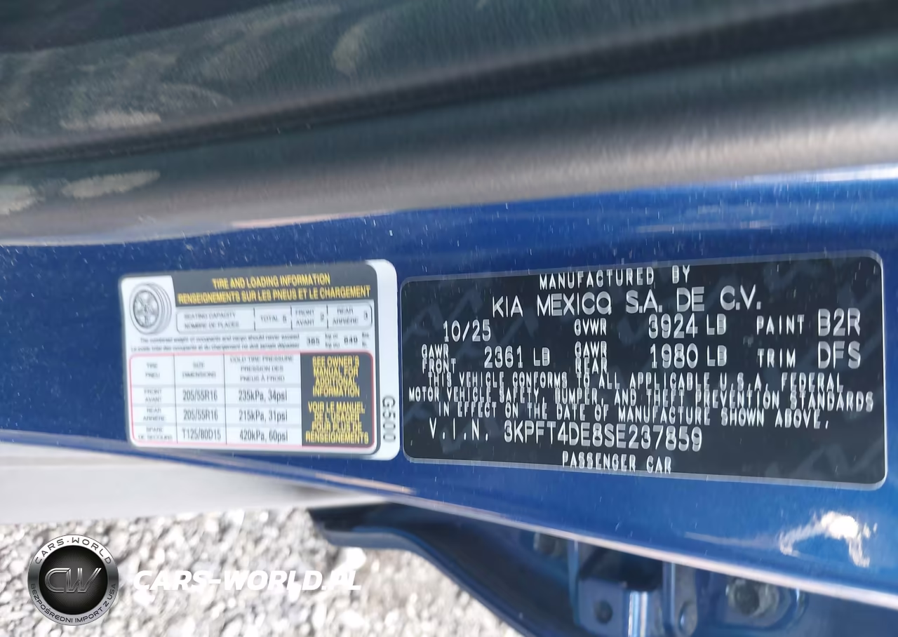 2025 Kia K4 Lxs VIN:3KPFT4DE8SE237859 - 9