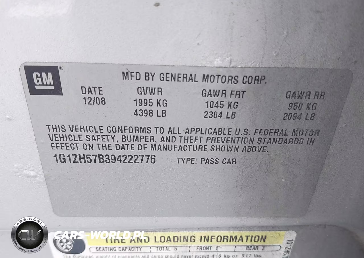 2009 Chevrolet Malibu Lt VIN:1G1ZH57B394222776 - 9