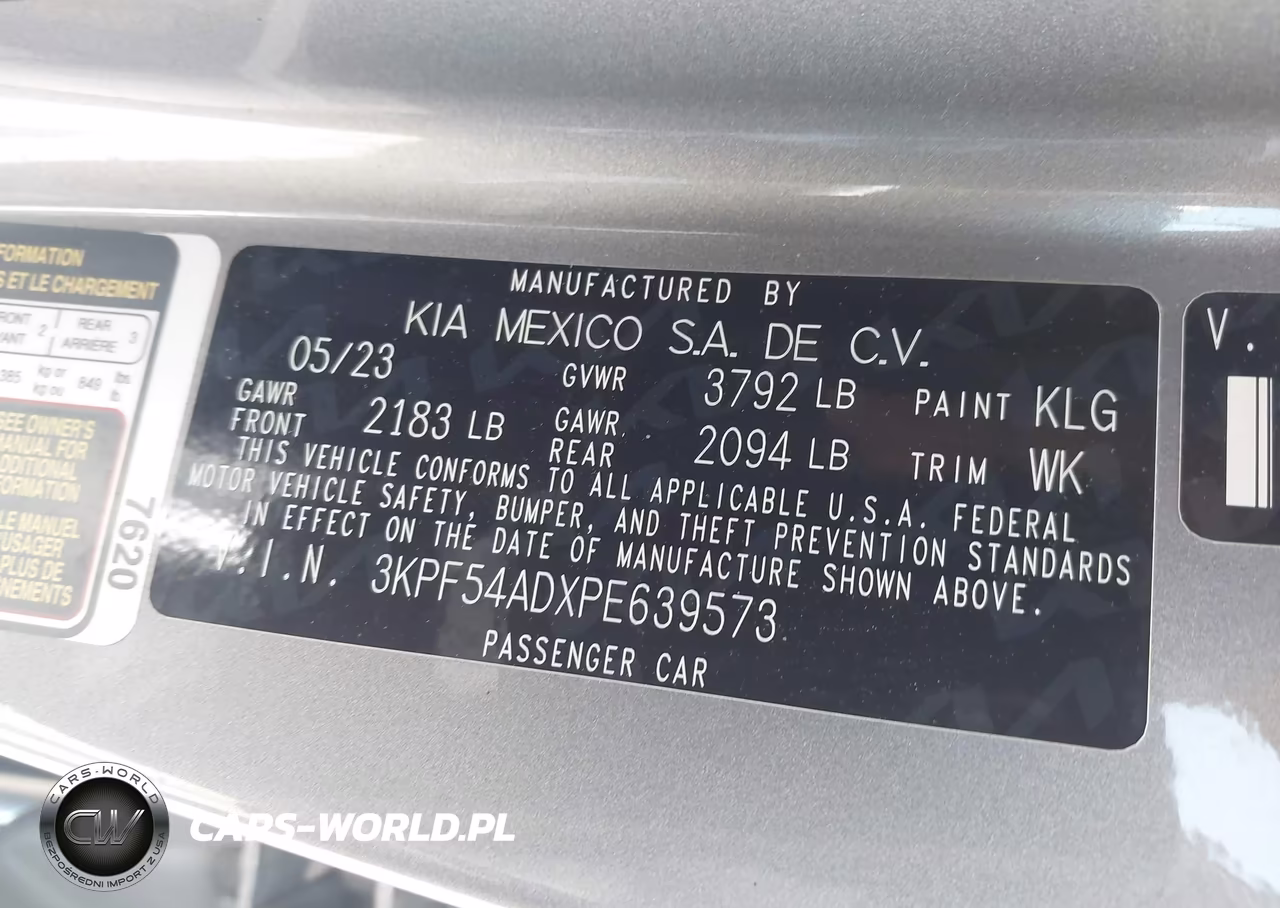 2023 Kia Forte Gt-Line VIN:3KPF54ADXPE639573 - 9