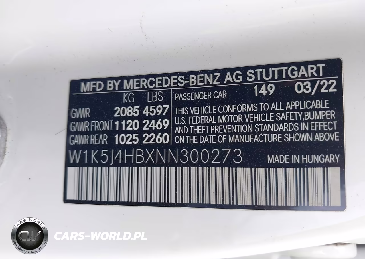 2022 Mercedes-Benz Cla 250 Coupe 4Matic VIN:W1K5J4HBXNN300273 - 9