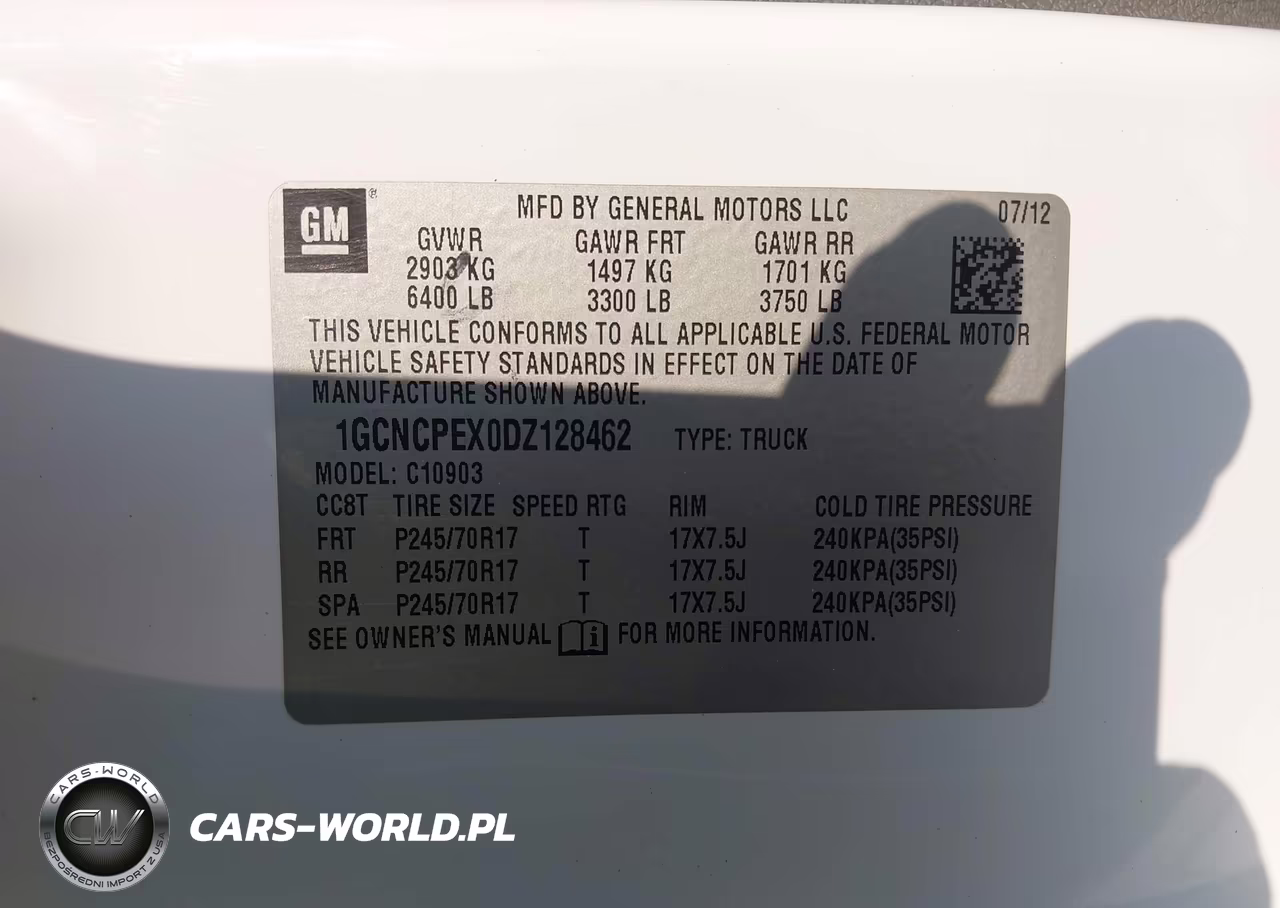 2013 Chevrolet Silverado 1500 Work Truck VIN:1GCNCPEX0DZ128462 - 9