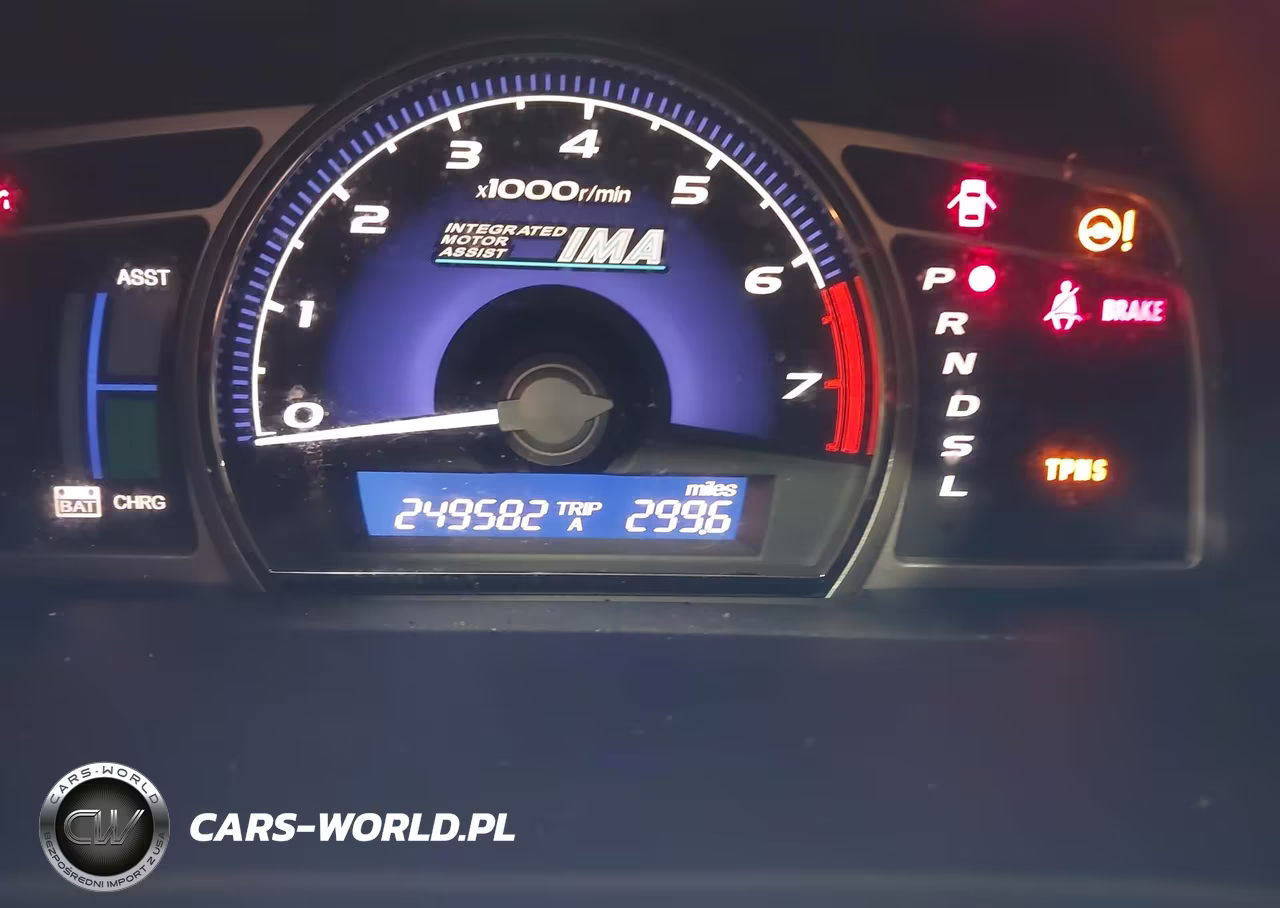 2008 Honda Civic Hybrid VIN:JHMFA36258S000799 - 7