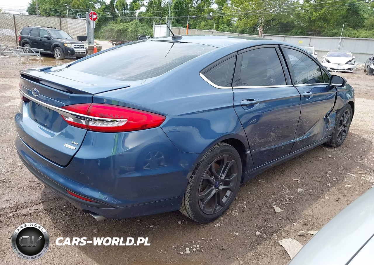 2018 Ford Fusion Se VIN:3FA6P0HD9JR217454 - 4