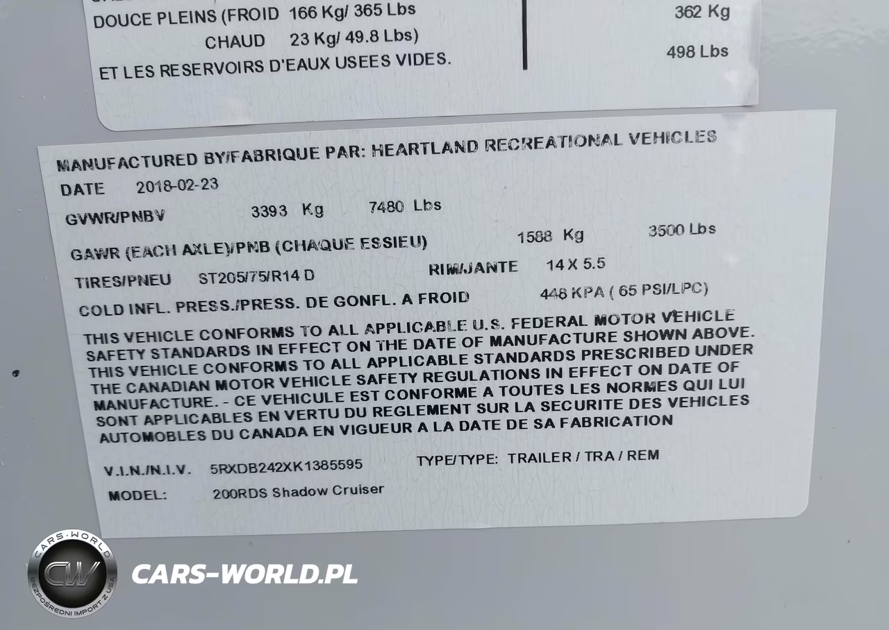 2019 Heartland Shadow Cruiser 200Rd VIN:5RXDB242XK1385595 - 9