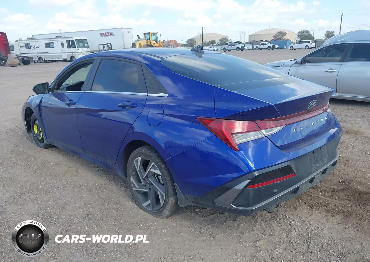 2024 Hyundai Elantra Sel VIN:KMHLS4DG7RU789299 - 3