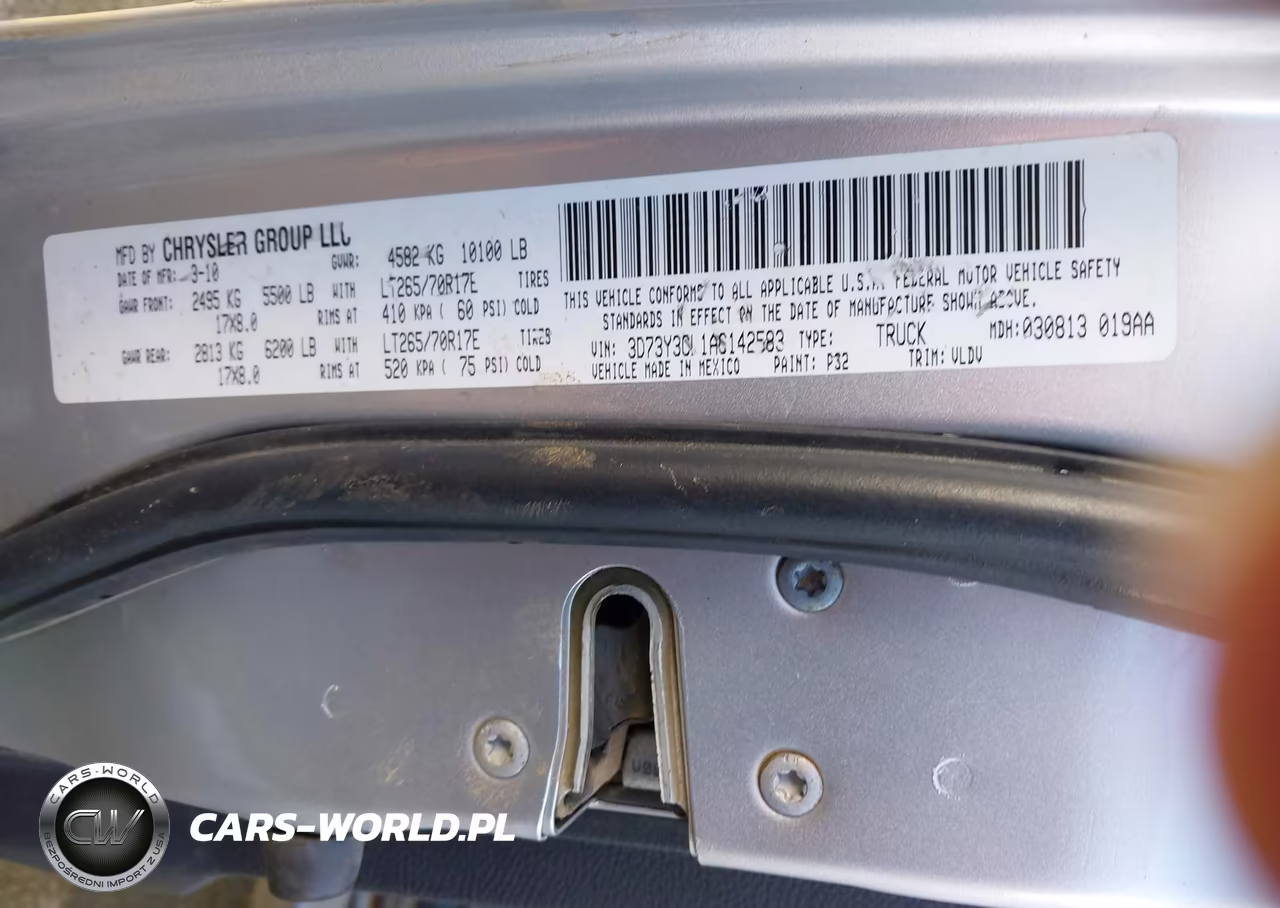 2010 Dodge Ram 3500 Laramie VIN:3D73Y3CL1AG142583 - 8