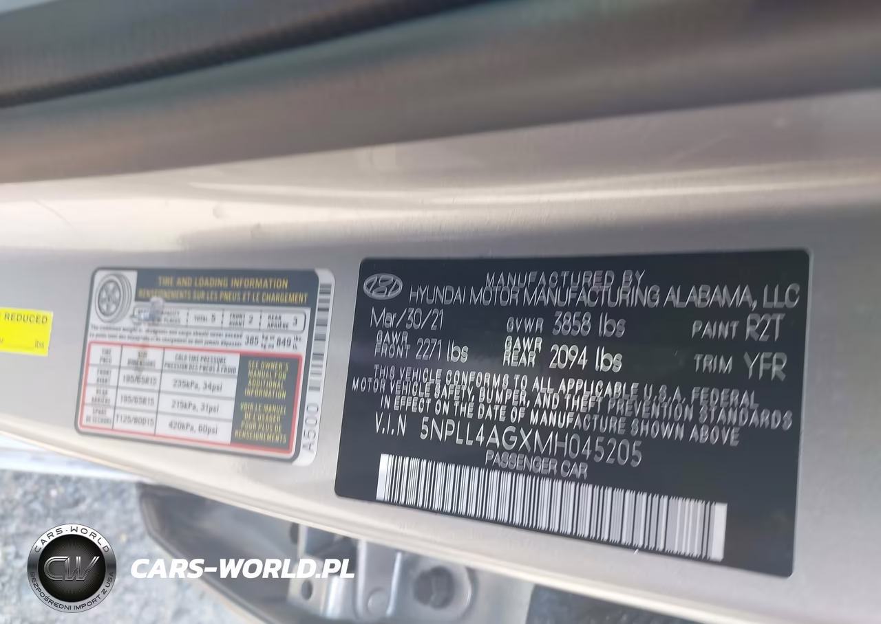 2021 Hyundai Elantra Se VIN:5NPLL4AGXMH045205 - 9