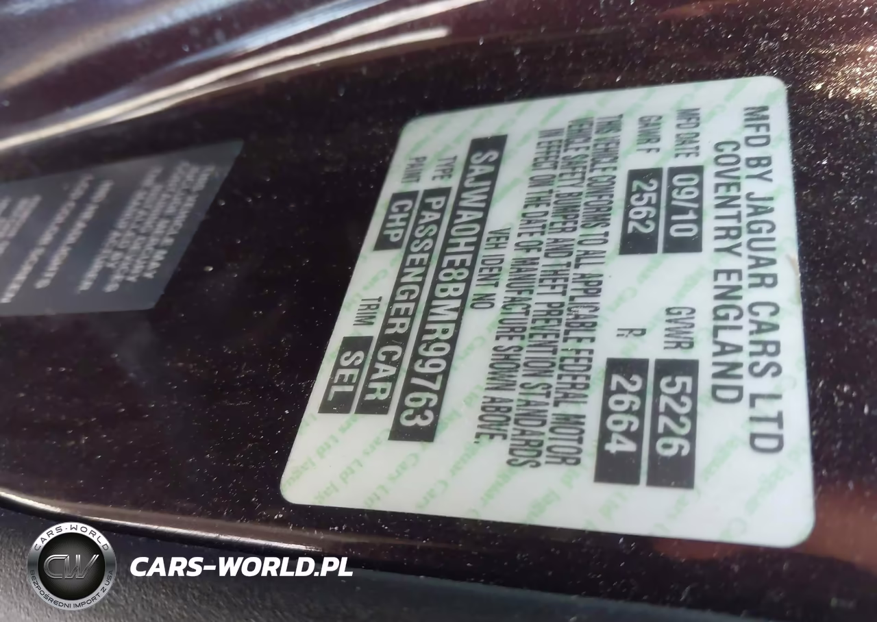 2011 Jaguar Xf Supercharged VIN:SAJWA0HE8BMR99763 - 9
