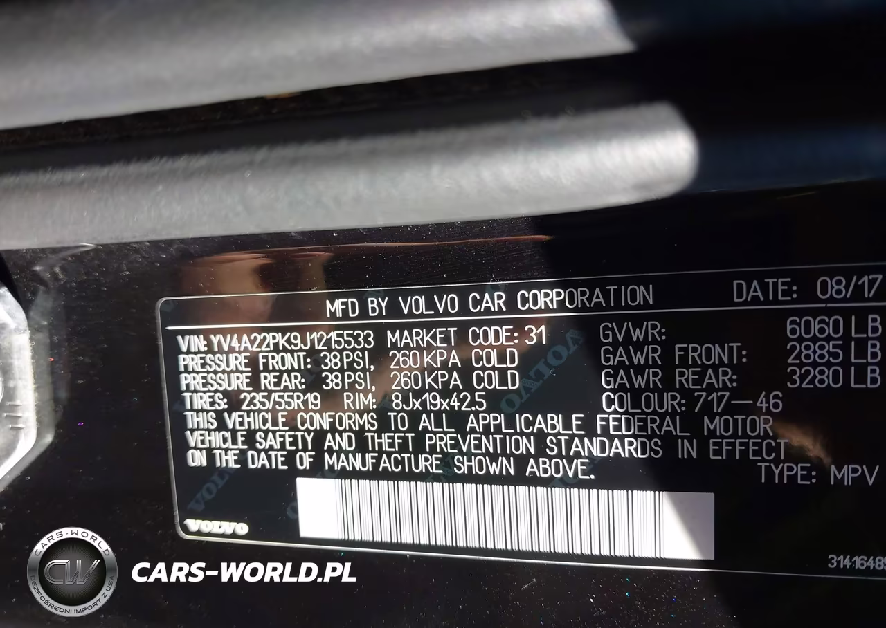 2018 Volvo Xc90 T6 Momentum VIN:YV4A22PK9J1215533 - 9