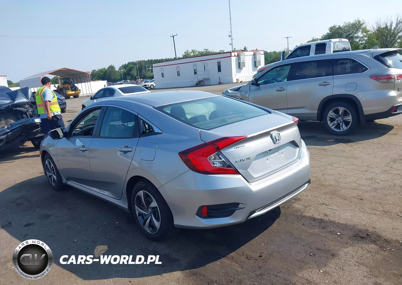 2020 Honda Civic Lx VIN:19XFC2F61LE013232 - 3