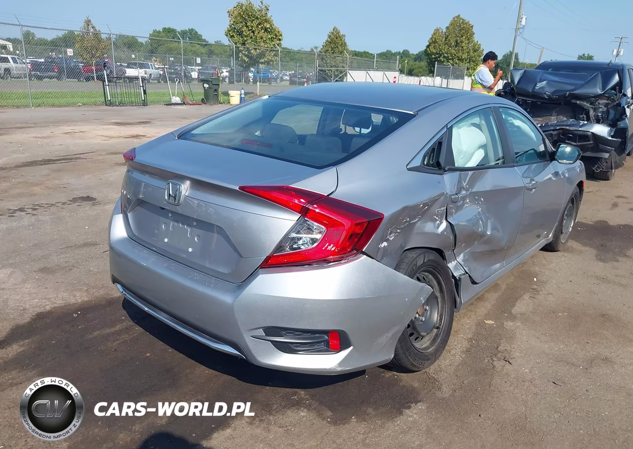 2020 Honda Civic Lx VIN:19XFC2F61LE013232 - 4