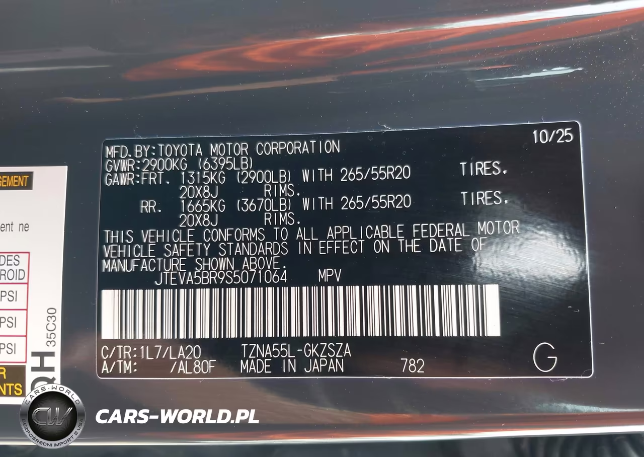 2025 Toyota 4Runner Limited VIN:JTEVA5BR9S5071064 - 9