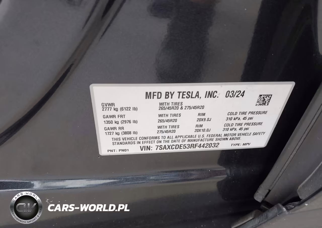 2024 Tesla Model X Long Range VIN:7SAXCDE53RF442032 - 9