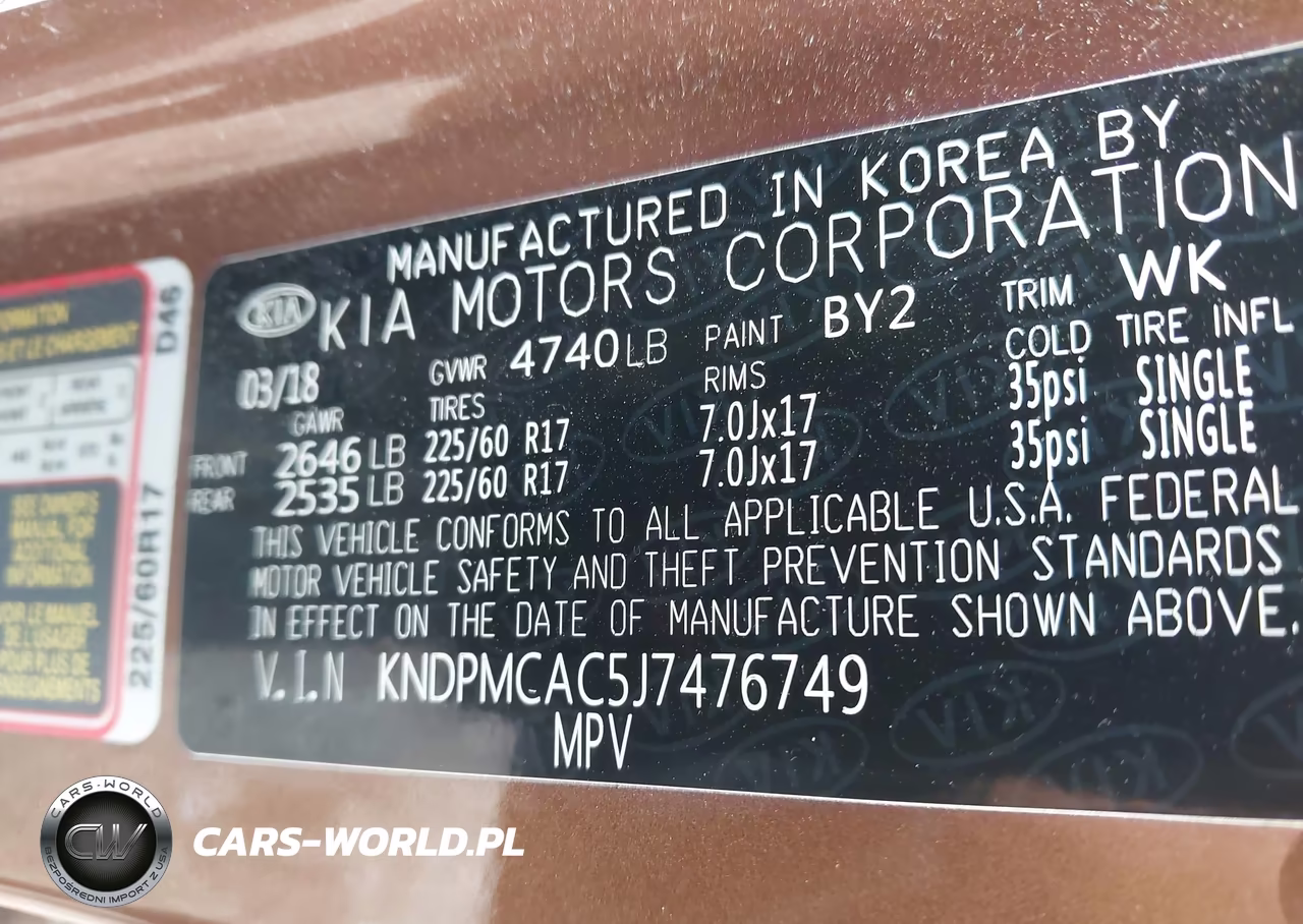 2018 Kia Sportage Lx VIN:KNDPMCAC5J7476749 - 9