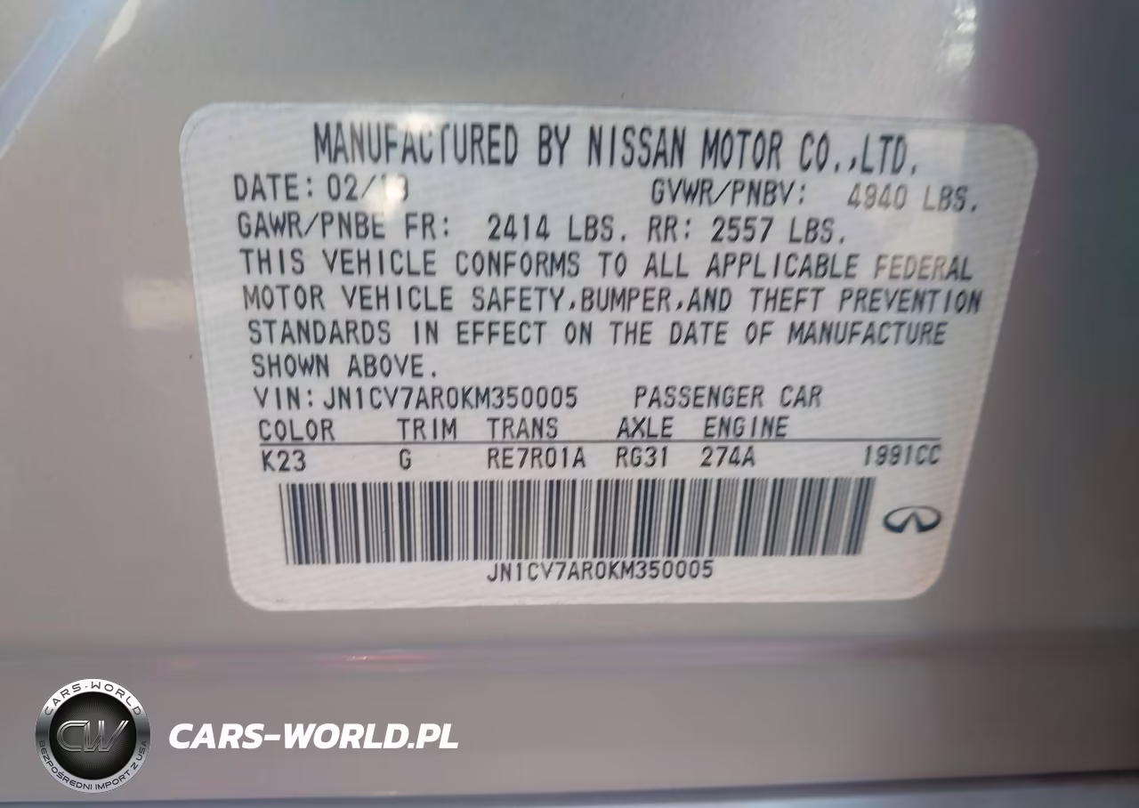 2019 Infiniti Q50 2.0T Pure VIN:JN1CV7AR0KM350005 - 9