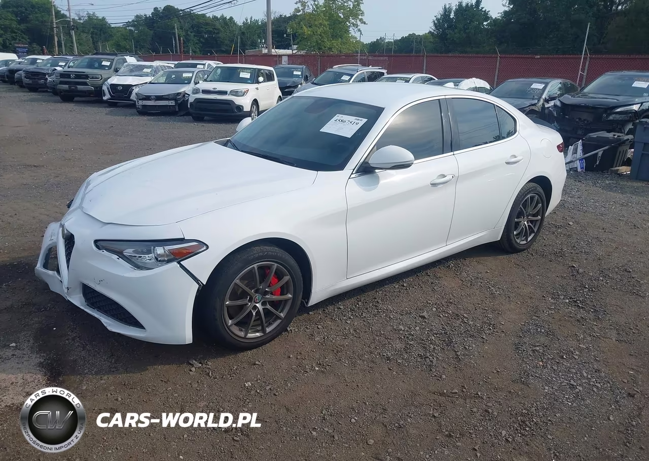2019 Alfa Romeo Giulia Awd VIN:ZARFANAN8K7603440 - 2