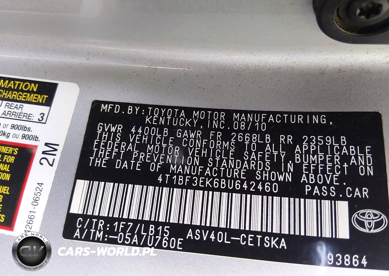 2011 Toyota Camry Se VIN:4T1BF3EK6BU642460 - 9