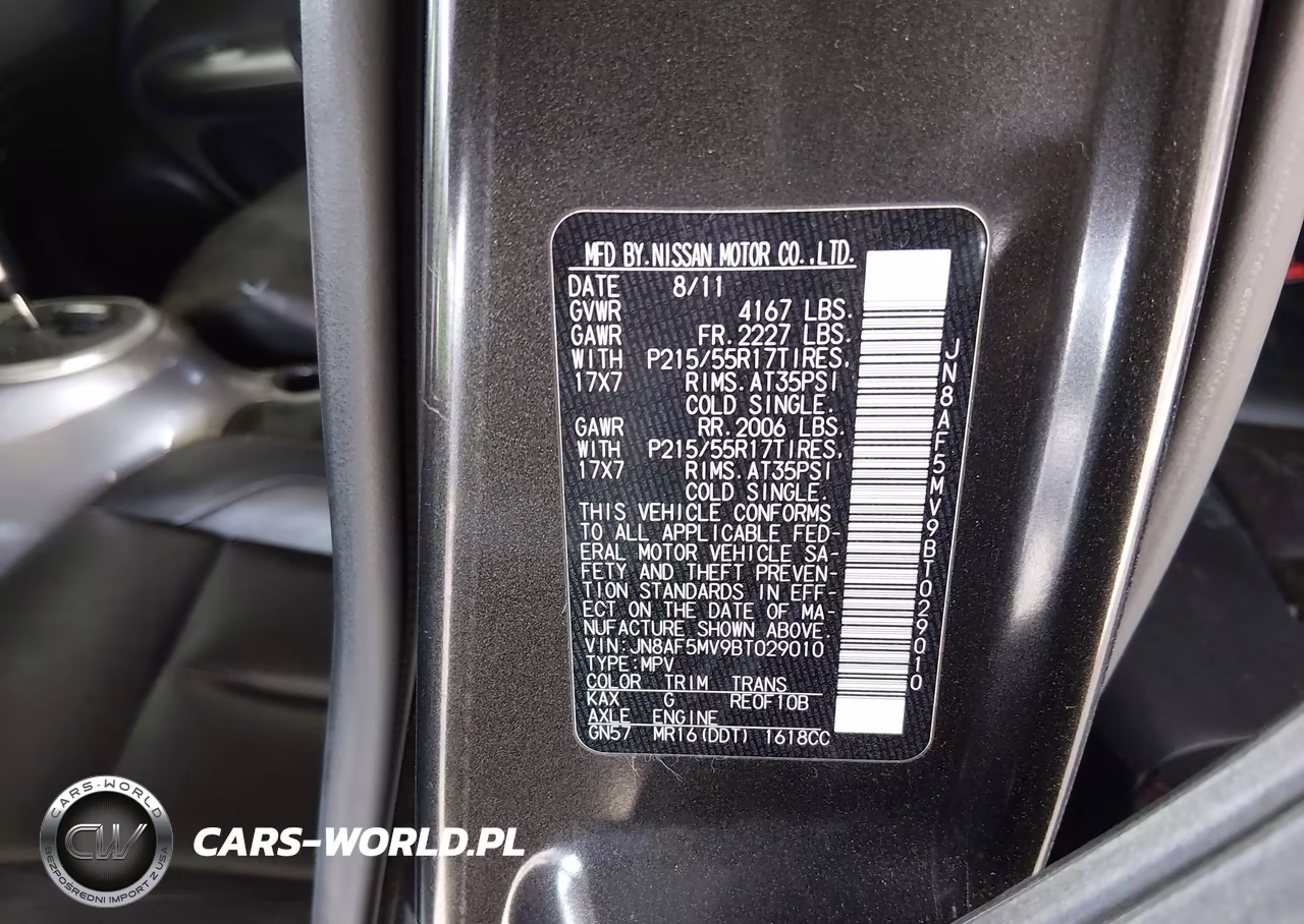 2011 Nissan Juke Sl VIN:JN8AF5MV9BT029010 - 9