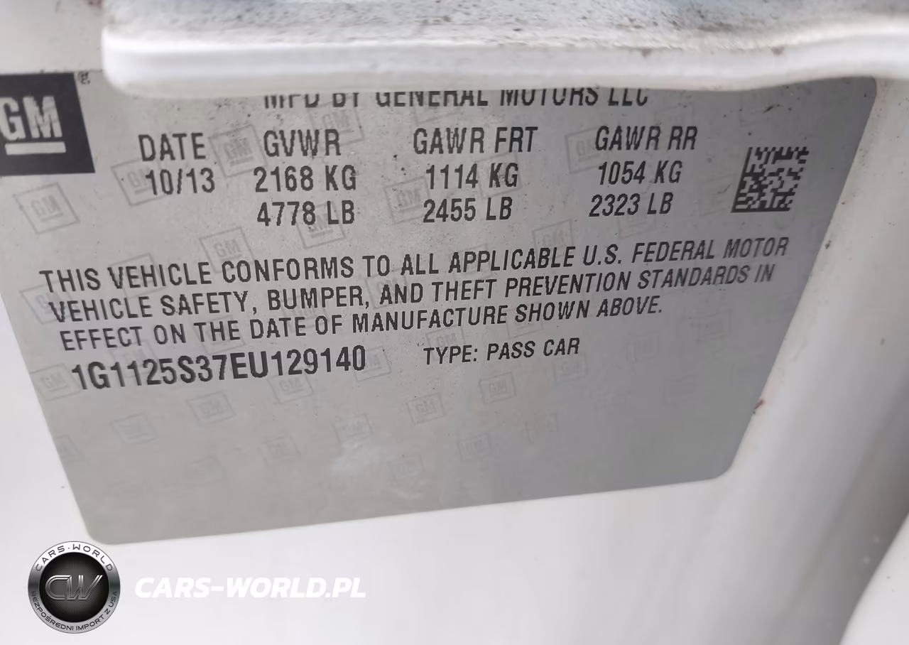 2014 Chevrolet Impala 2Lt VIN:1G1125S37EU129140 - 9