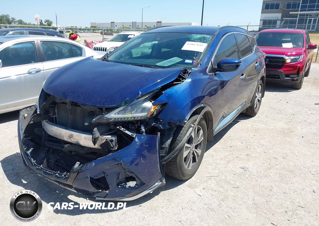 2020 Nissan Murano Sv Fwd VIN:5N1AZ2BJ1LN112160 - 2