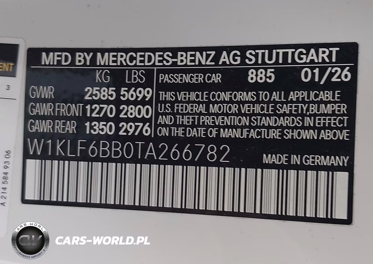 2026 Mercedes-Benz E 450 4Matic VIN:W1KLF6BB0TA266782 - 9
