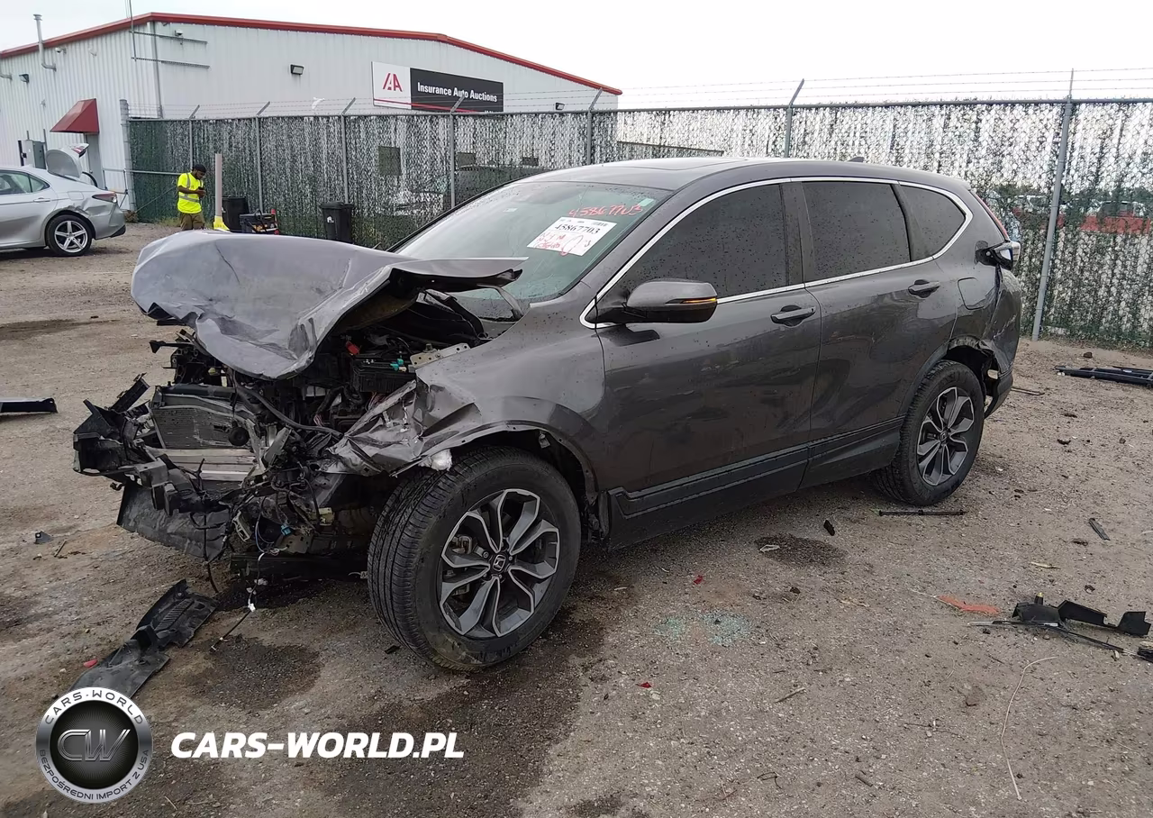 2021 Honda Cr-V Awd Ex VIN:5J6RW2H57MA005840 - 2