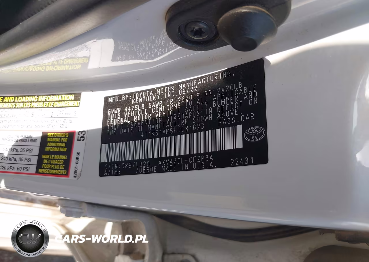2023 Toyota Camry Xse VIN:4T1K61AK5PU081623 - 9