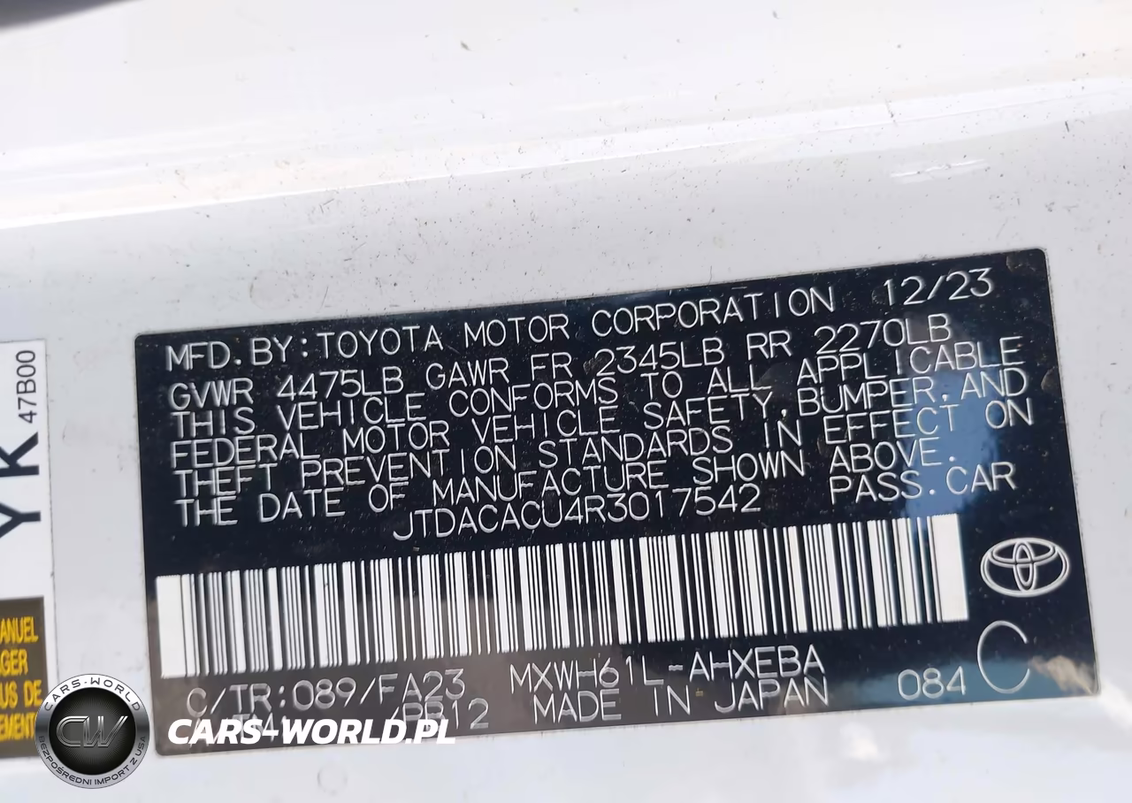2024 Toyota Prius Prime Se VIN:JTDACACU4R3017542 - 9