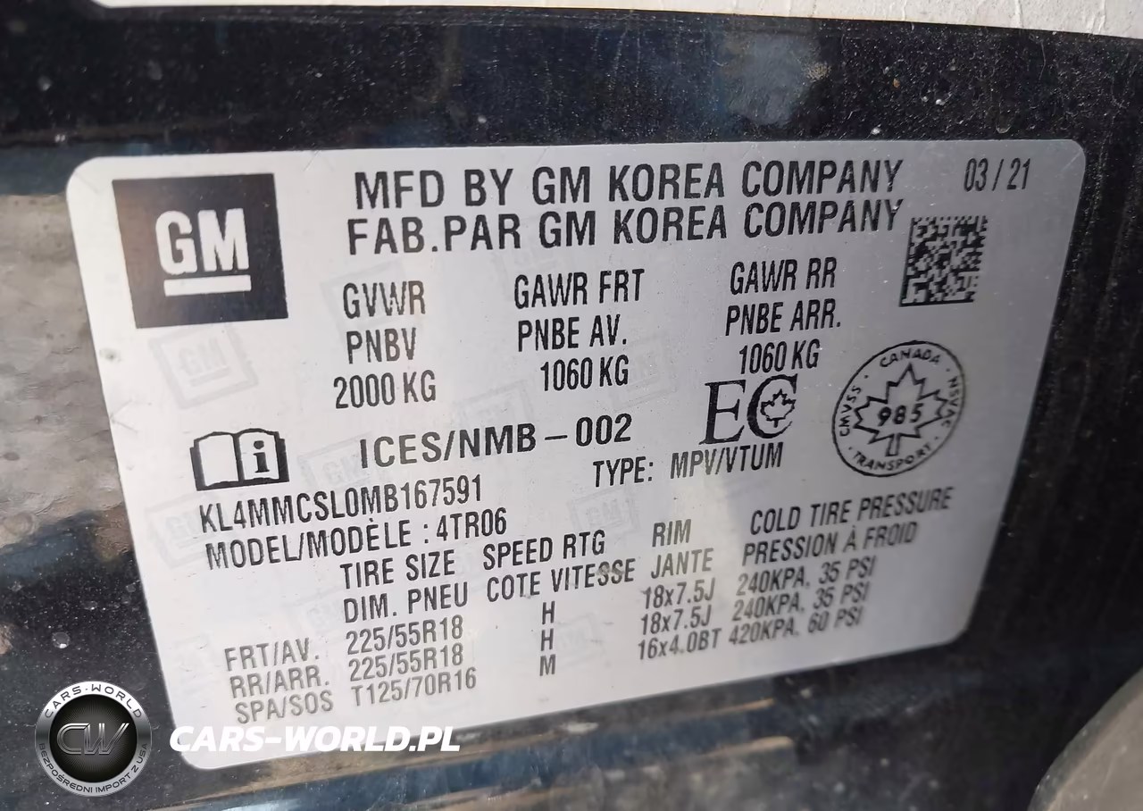 2021 Buick Encore Gx Awd Preferred VIN:KL4MMCSL0MB167591 - 9