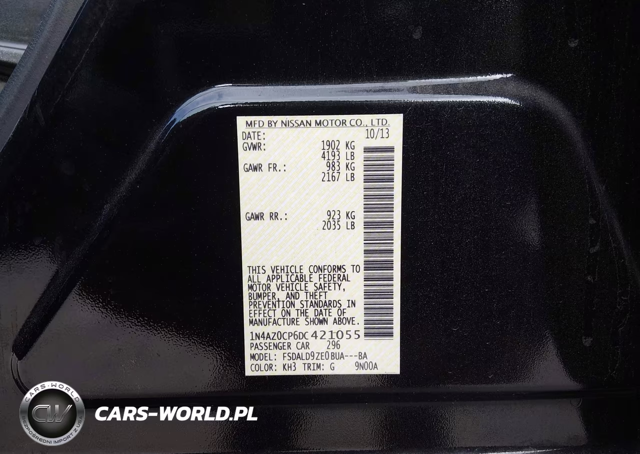 2013 Nissan Leaf Sv VIN:1N4AZ0CP6DC421055 - 9