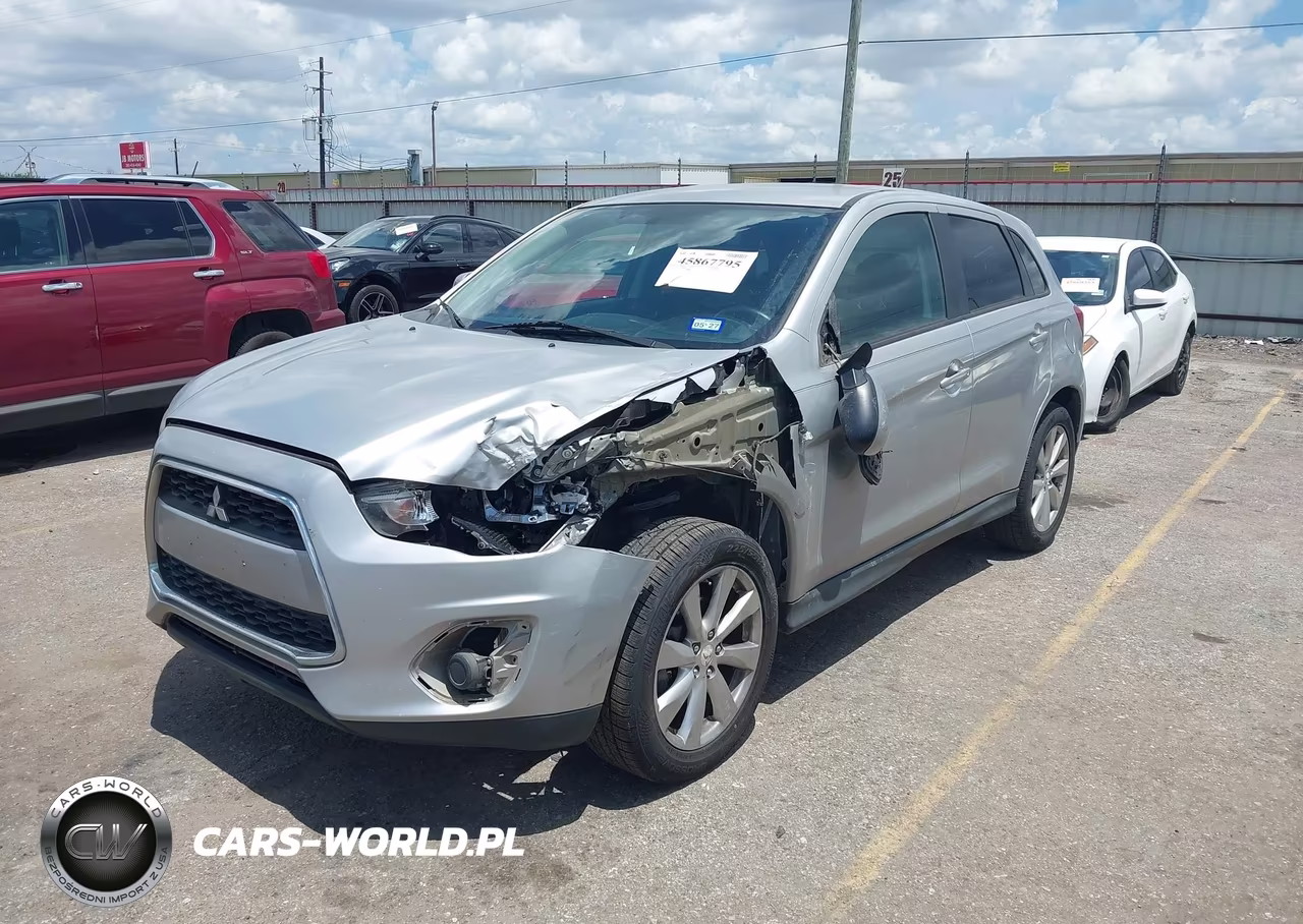 2015 Mitsubishi Outlander Sport Es VIN:4A4AP3AU8FE043928 - 2