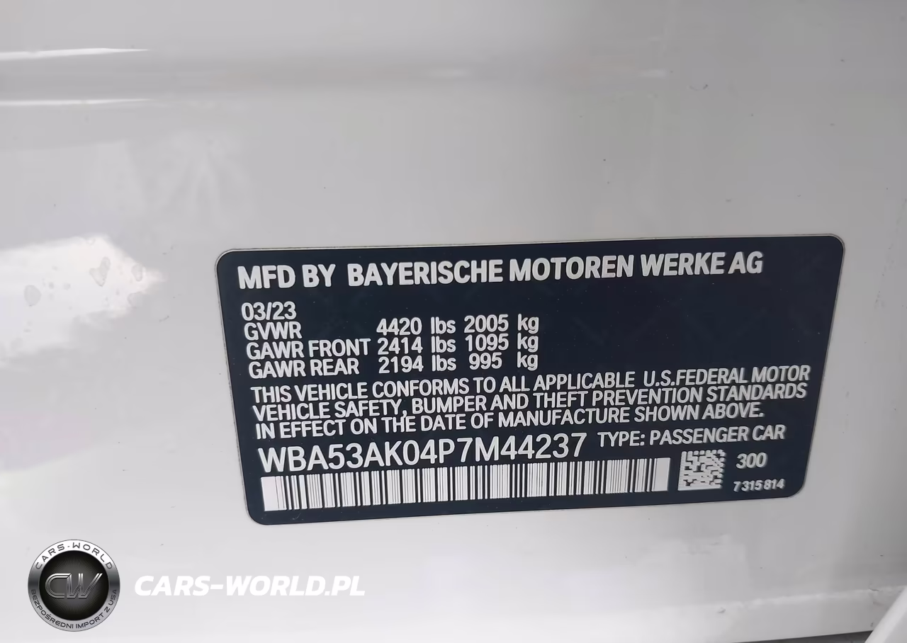 2023 BMW 228 Gran Coupe I Sdrive VIN:WBA53AK04P7M44237 - 9