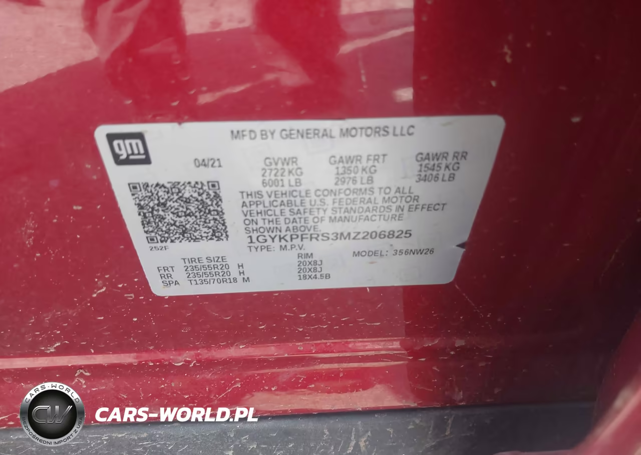 2021 Cadillac Xt6 Awd Premium Luxury VIN:1GYKPFRS3MZ206825 - 9