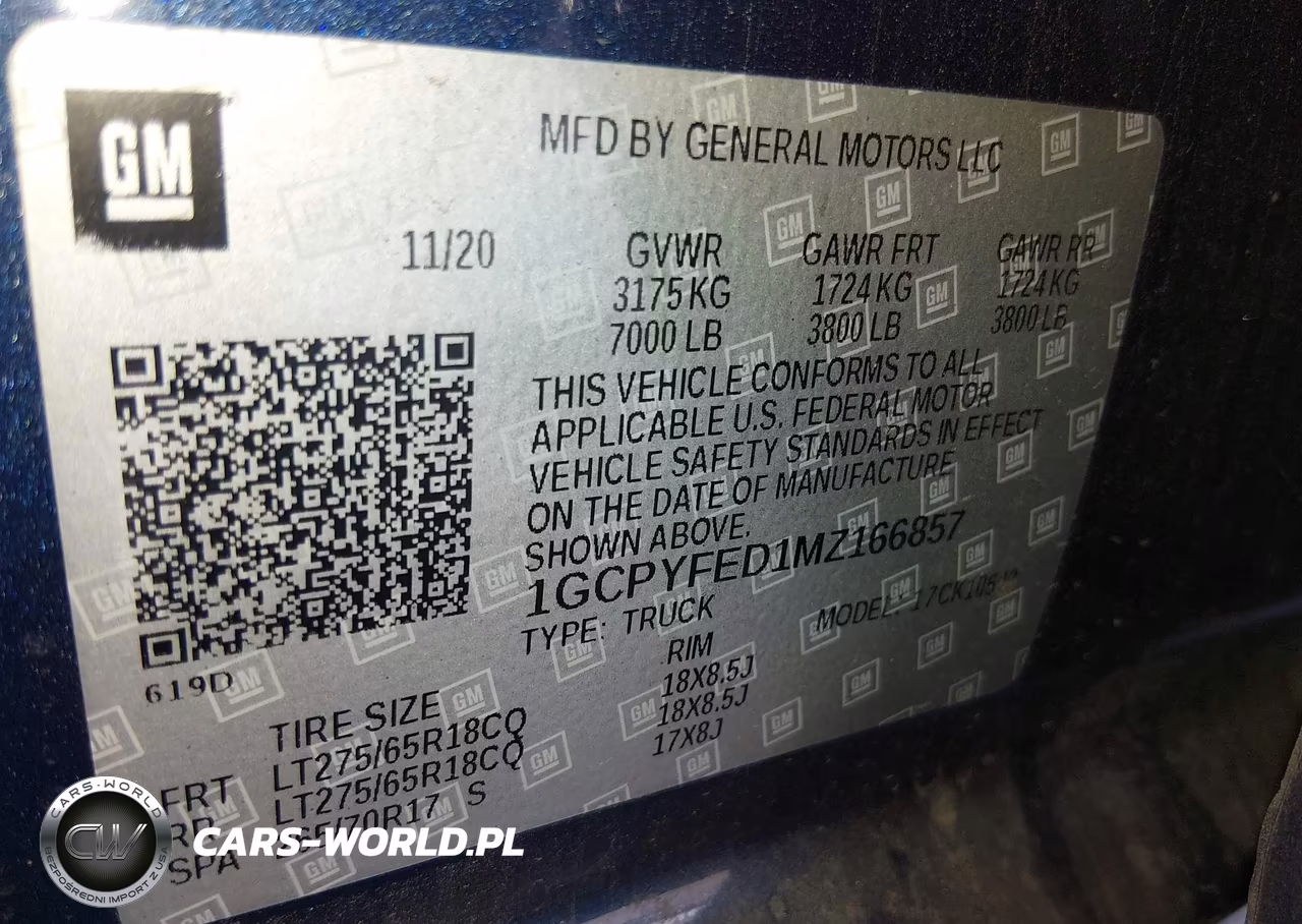 2021 Chevrolet Silverado 1500 4Wd Short Bed Lt Trail Boss VIN:1GCPYFED1MZ166857 - 9