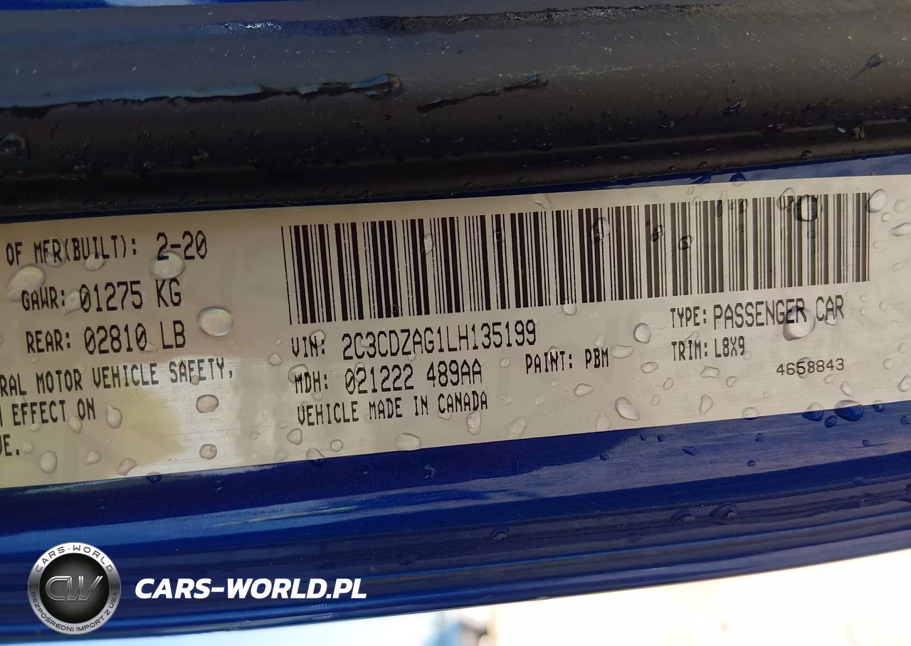 2020 Dodge Challenger Sxt VIN:2C3CDZAG1LH135199 - 9