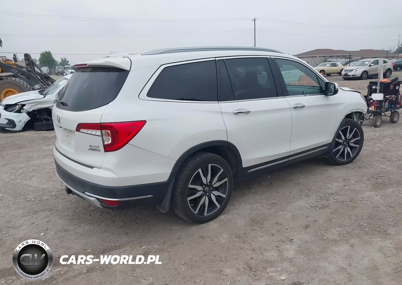 2021 Honda Pilot Awd Elite VIN:5FNYF6H01MB054987 - 4