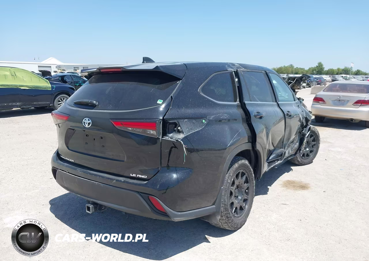 2023 Toyota Highlander Le VIN:5TDKDRBH4PS027388 - 4