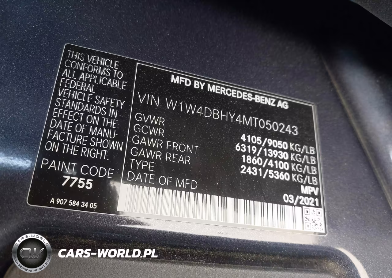 2021 Mercedes-Benz Sprinter 2500 Standard Roof I4 Diesel VIN:W1W4DBHY4MT050243 - 9