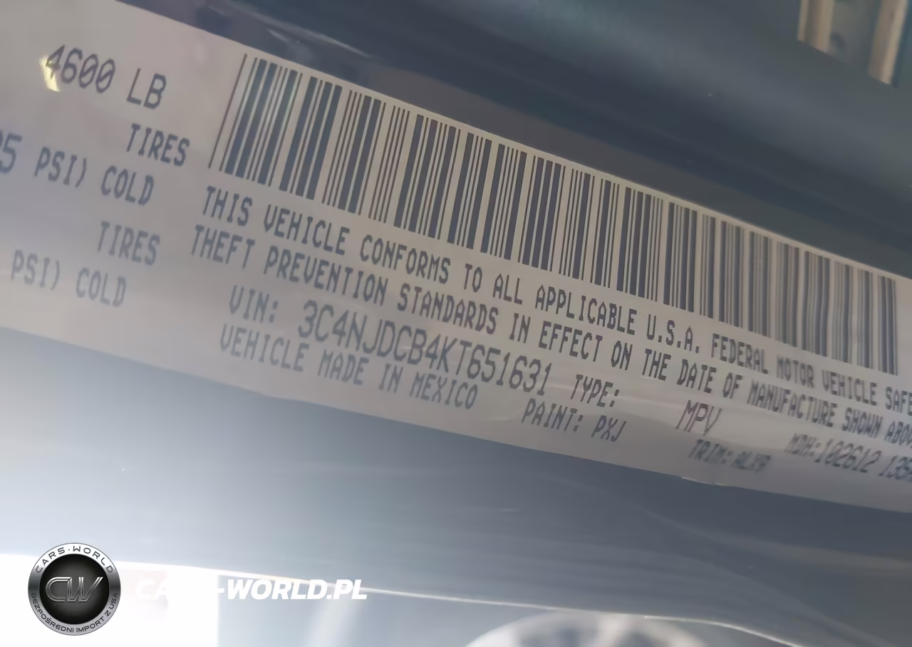 2019 Jeep Compass Limited 4X4 VIN:3C4NJDCB4KT651631 - 9