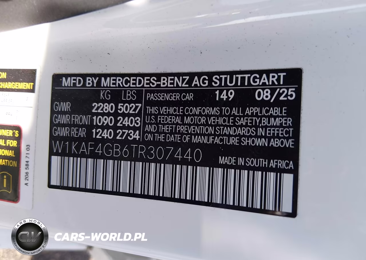2026 Mercedes-Benz C 300 VIN:W1KAF4GB6TR307440 - 9