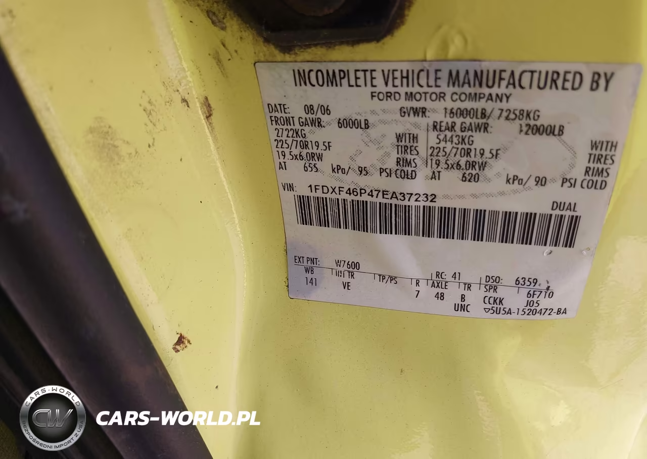 2007 Ford F-450 Chassis Xl-Xlt VIN:1FDXF46P47EA37232 - 8