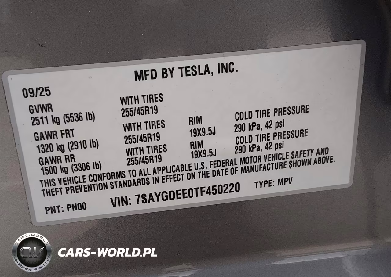 2026 Tesla Model Y All-Wheel Drive-Long Range Launch Series-Premium All-Wheel Drive VIN:7SAYGDEE0TF450220 - 9