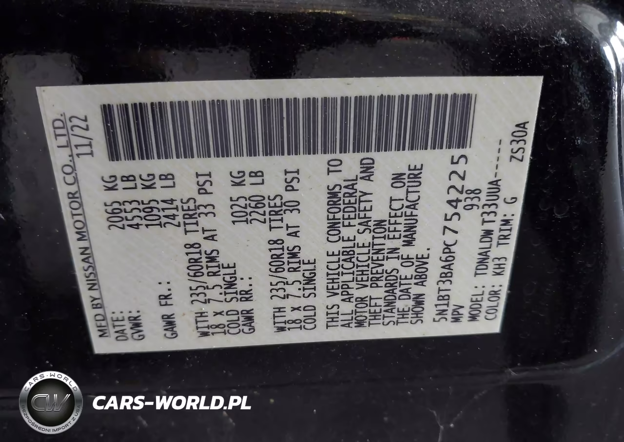 2023 Nissan Rogue Sv Fwd VIN:5N1BT3BA6PC754225 - 9