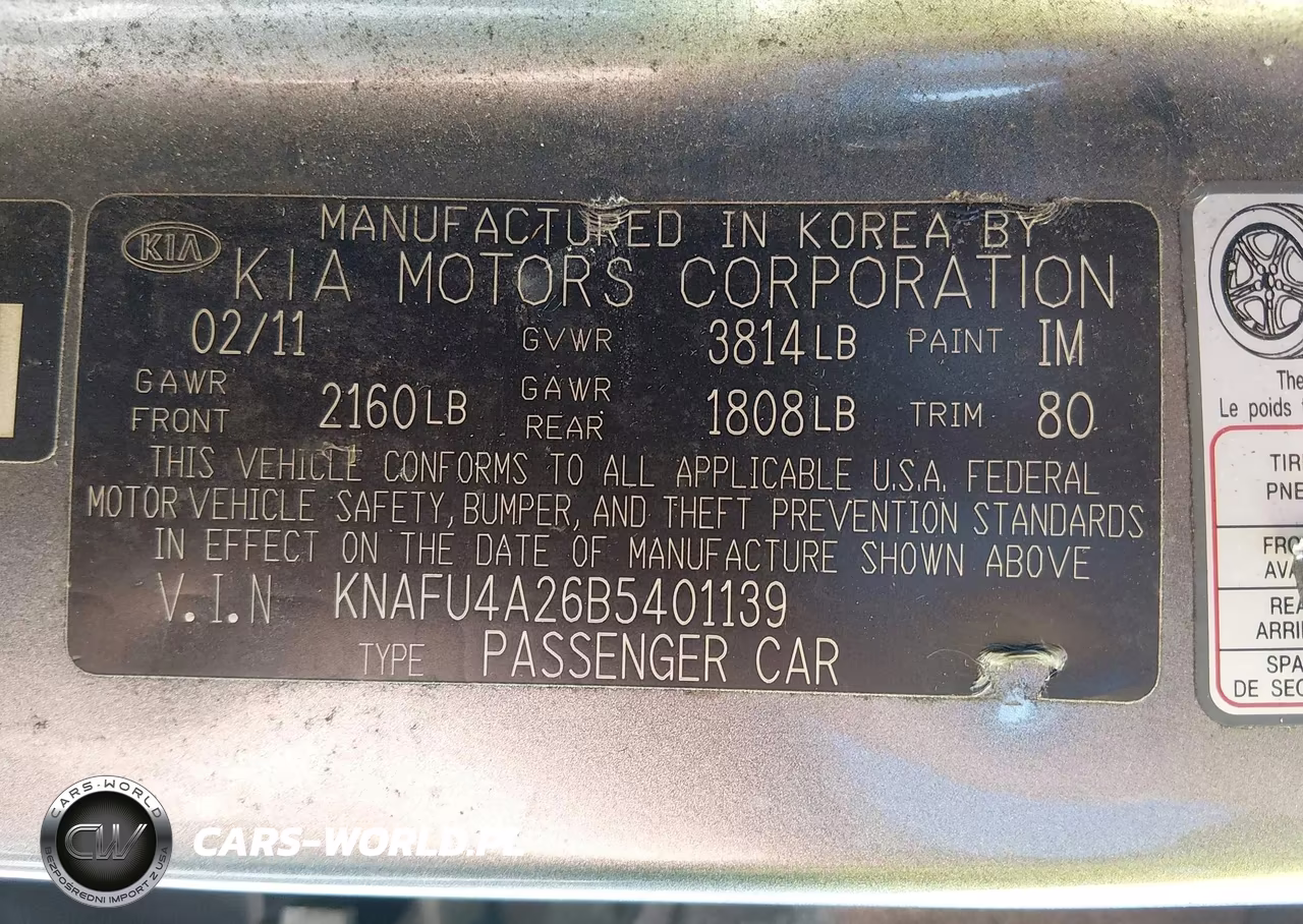 2011 Kia Forte Ex VIN:KNAFU4A26B5401139 - 9