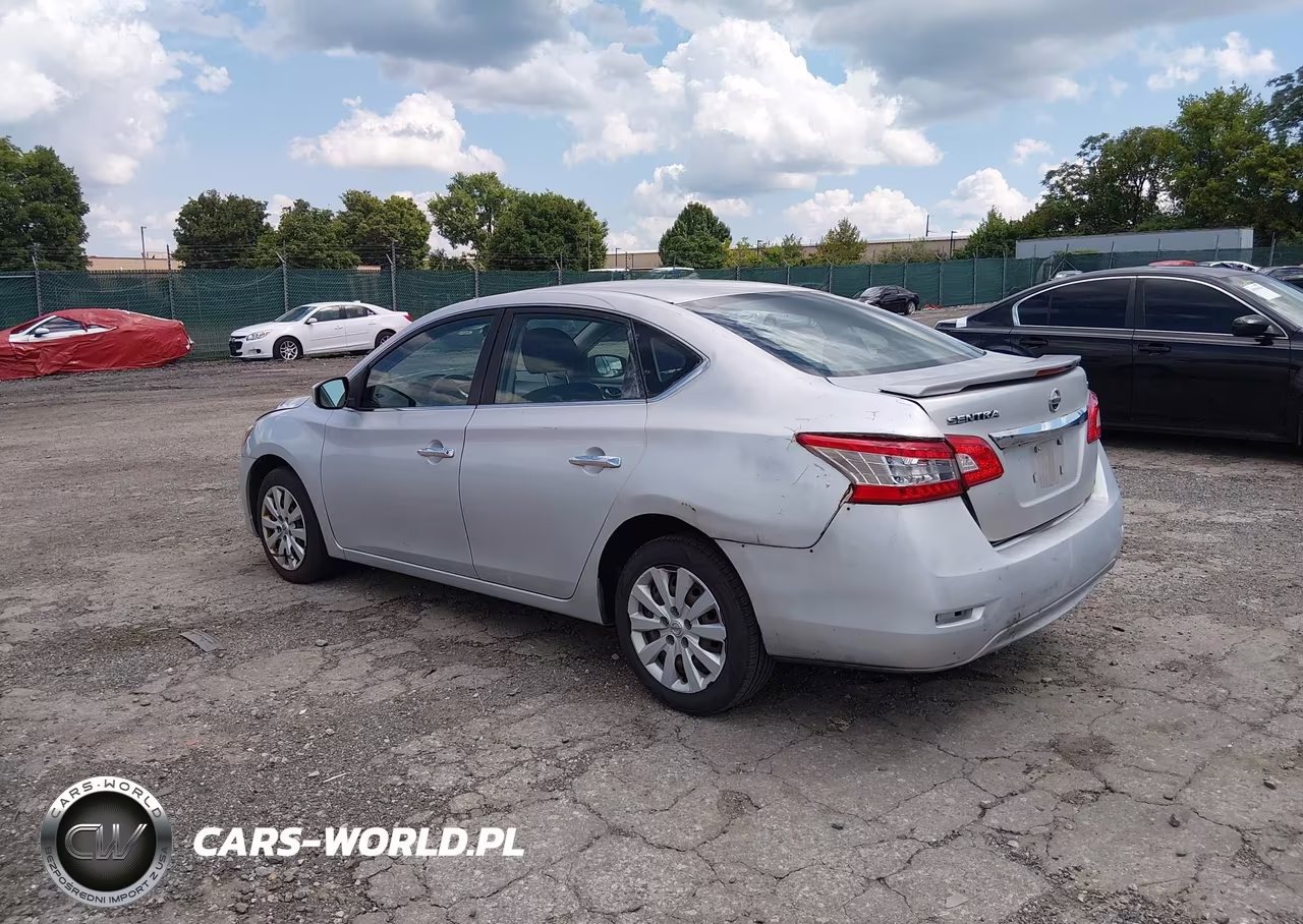 2014 Nissan Sentra Fe+ S-Fe+ Sv-S-Sl-Sr-Sv VIN:3N1AB7AP1EL672830 - 3
